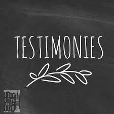 Testimonies